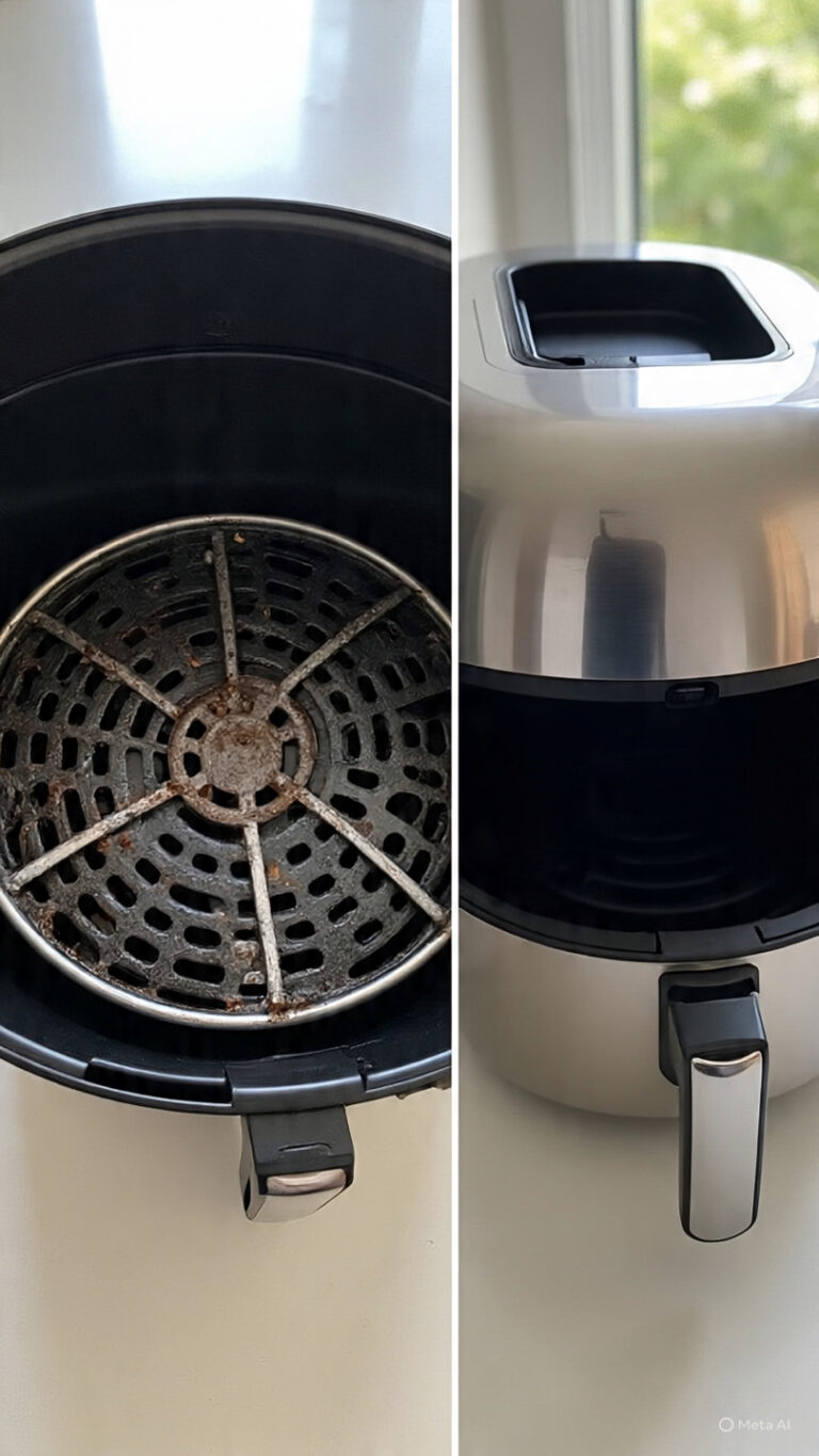 How to Clean Air Fryer Basket Baked-On Grease Without Scrubbing 2026