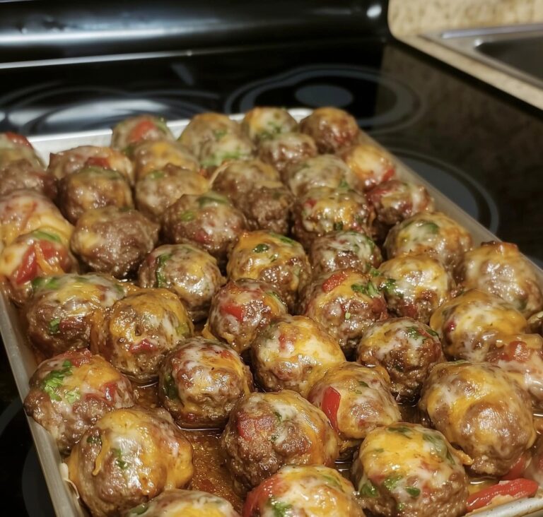 Cheesy Oven-Baked Meatball Sliders (The “Yum” Guaranteed Recipe)