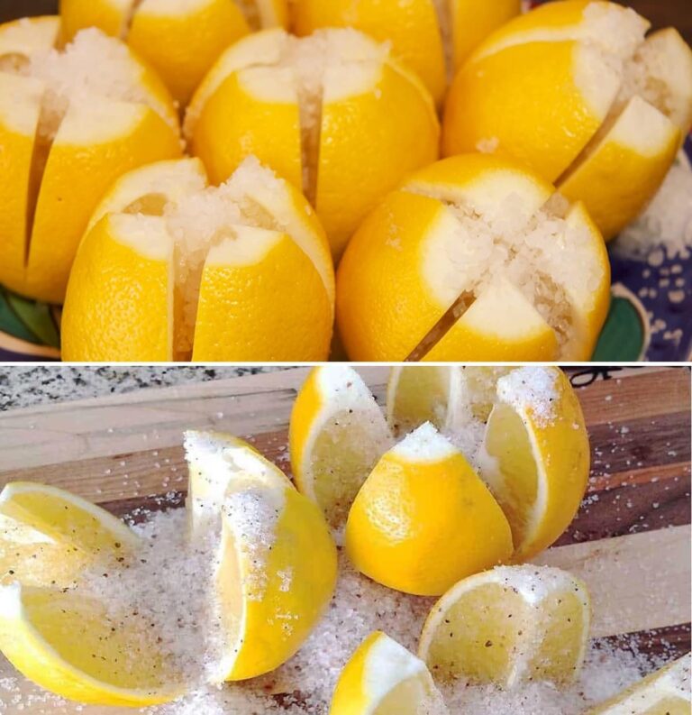 Grandma’s trick of pouring salt on a lemon: here’s what it’s for